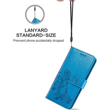 Case Flower Book Samsung A155 A15 4G / A156 A15 5G blue