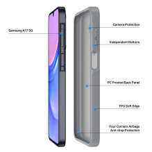 Dėklas Dux Ducis Yind Samsung A175 A17 4G / A176 A17 5G pilkas