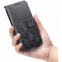 Case Flower Book Samsung A556 A55 5G black