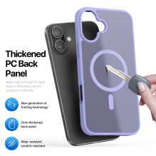 Dėklas Dux Ducis Yind Apple iPhone 16 juodas
