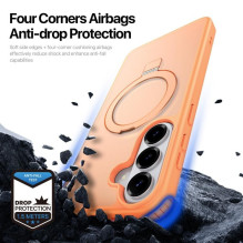 Dėklas Dux Ducis Yind Magnetic Stand Samsung S942 S26 oranžinis Dėklas Dux Ducis Yind Magnetic Stand Samsung S942 S26 oranžinis