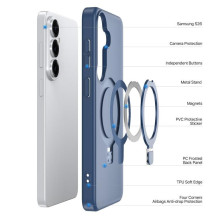 Case Dux Ducis Yind Magnetic Stand Samsung S942 S26 dark blue