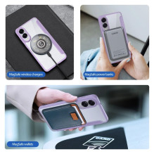 Case Dux Ducis Skin X Pro for Samsung S937 S25 Edge purple