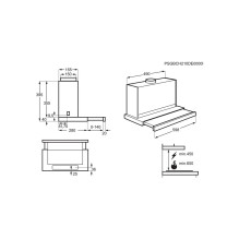 Electrolux LFP616X Built-under Grey A 600 m³ / h Electrolux LFP616X Built-under Grey A 600 m³ / h