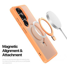 Dėklas Dux Ducis Yind Magnetic Stand Samsung S948 S26 Ultra oranžinis Dėklas Dux Ducis Yind Magnetic Stand Samsung S948 S26 Ultra oranžinis