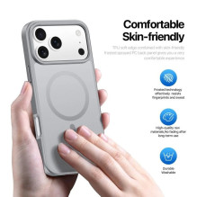 Dėklas Dux Ducis Yind Apple iPhone 17 Pro Max pilkas