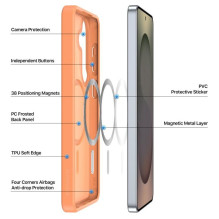 Dėklas Dux Ducis Yind MagSafe Samsung S942 S26 oranžinis Dėklas Dux Ducis Yind MagSafe Samsung S942 S26 oranžinis