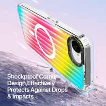 Dėklas Dux Ducis Zest Apple iPhone 16e / 17e Gradient Rainbow Dėklas Dux Ducis Zest Apple iPhone 16e / 17e Gradient Rainbow