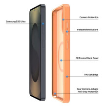 Dėklas Dux Ducis Yind MagSafe Samsung S948 S26 Ultra oranžinis Dėklas Dux Ducis Yind MagSafe Samsung S948 S26 Ultra oranžinis