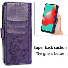 Case Flower Book Samsung A566 A56 5G purple