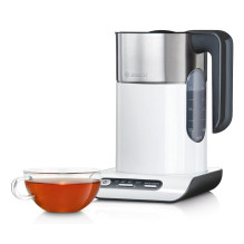 Bosch TWK8611P elektrinis virdulys 1,5 l 2400 W Antracito spalvos, Nerūdijančio plieno, Balta