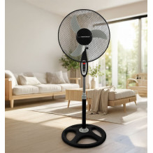 Esperanza EHF002KE, 16 '' standing fan, Black and Gray