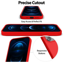Dėklas Mercury Pure Magsafe Silicon Case Samsung S947 S26 Plus raudonas