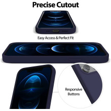 Mercury Silicone Case Apple iPhone 16 Pro dark blue