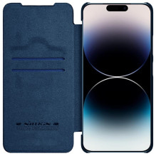 Dėklas Nillkin Qin Pro Leather Apple iPhone 14 Plus mėlynas Dėklas Nillkin Qin Pro Leather Apple iPhone 14 Plus mėlynas