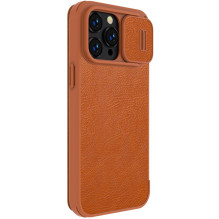 Nillkin Qin Pro Leather Case for Apple iPhone 14 Plus brown