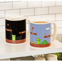 „Paladone Super Mario Bros“ šilumą keičiantis puodelis „Paladone Super Mario Bros“ šilumą keičiantis puodelis