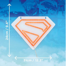Paladone Marvel Superman Wall Mountable LED Neon Light Paladone Marvel Superman Wall Mountable LED Neon Light