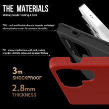 Perfectionists Triangle Case Samsung S938 S25 Ultra Red