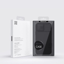 Nillkin CamShield Silky Silicone Case for Apple iPhone 15 Plus black