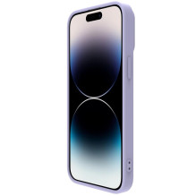 Nillkin CamShield Silky Silicone Case for Apple iPhone 15 Plus Light Purple