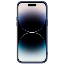 Nillkin CamShield Silky Silicone Case for Apple iPhone 15 Plus Dark Blue