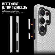 Perfectionists Triangle Case Samsung S938 S25 Ultra Silver