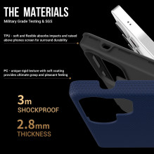 Perfectionists Triangle Case Samsung S938 S25 Ultra dark blue