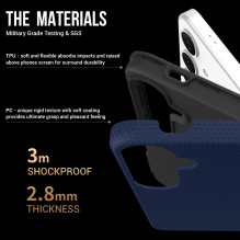 Perfectionists Triangle Case Samsung S911 S23 5G dark blue