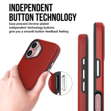 Dėklas Perfectionists Triangle Mag Case Apple iPhone 13 / 14 raudonas