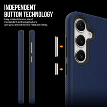 Perfectionists Triangle Case Samsung A556 A55 5G dark blue