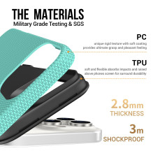 Perfectionists Triangle Mag Case Apple iPhone 17 green