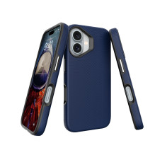 Perfectionists Triangle Mag Case Apple iPhone 16 dark blue