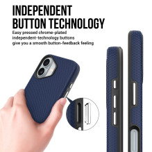 Perfectionists Triangle Mag Case Apple iPhone 16 dark blue