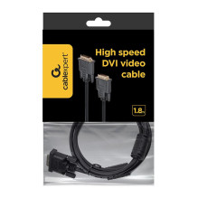 CABLE DVI DUAL LINK 1.8M / CC-DVI2-BK-6 GEMBIRD CABLE DVI DUAL LINK 1.8M / CC-DVI2-BK-6 GEMBIRD