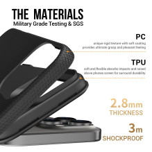 Perfectionists Triangle Mag Case Apple iPhone 17 Pro black