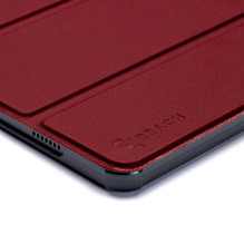 Dėklas Reach Smart Leather Lenovo Tab 10.1 TB311 tamsiai raudonas