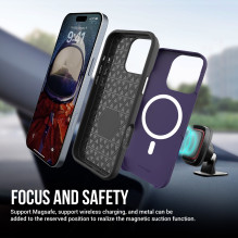 Perfectionists Triangle Mag Case Apple iPhone 17 Pro Max purple
