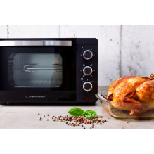 Esperanza EKO006N Mini orkaitė su konvekcija ir iešmu 25 l 1600 W Juoda