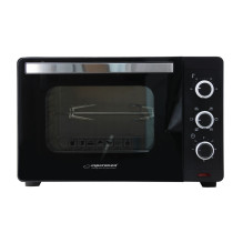 Esperanza EKO006N Mini orkaitė su konvekcija ir iešmu 25 l 1600 W Juoda