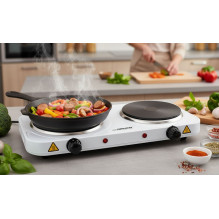 Esperanza EKH014W Electric cooker 2 zones White Esperanza EKH014W Electric cooker 2 zones White