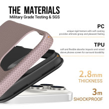 Perfectionists Triangle Mag Case Apple iPhone 17 Pro Rose Gold