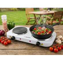 Esperanza EKH014W Electric cooker 2 zones White Esperanza EKH014W Electric cooker 2 zones White
