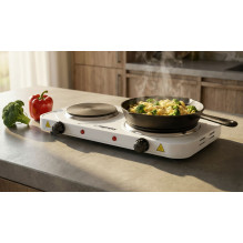 Esperanza EKH014W Electric cooker 2 zones White Esperanza EKH014W Electric cooker 2 zones White