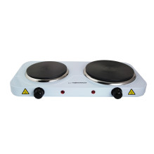 Esperanza EKH014W elektrinė viryklė, 2 zonos, balta Esperanza EKH014W elektrinė viryklė, 2 zonos, balta