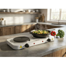Esperanza EKH014W Electric cooker 2 zones White Esperanza EKH014W Electric cooker 2 zones White