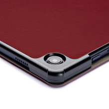 Reach Smart Leather Case for Samsung X610 / X616 Tab S9 FE Plus Dark Red