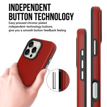 Perfectionists Triangle Mag Case Apple iPhone 17 red