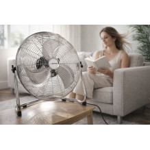 Cirkuliacinis ventiliatorius 18\'\' ESPERANZA EHF006 CYCLONE Chrome