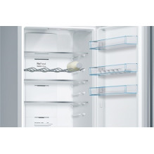 Bosch Serie 4 KGN39VIEB šaldytuvas-šaldiklis, laisvai pastatomas, 368 LE, nerūdijančio plieno